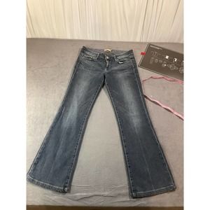 Paige Premium Denim Womens 29 Benedict‎ Canyon Bootcut Dark Embroidered Jeans